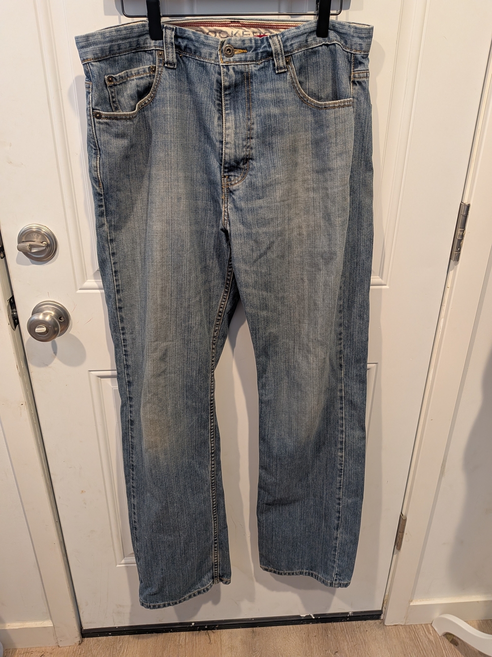 Vintage Cotton Dockers Faded Light Blue Straight Jeans